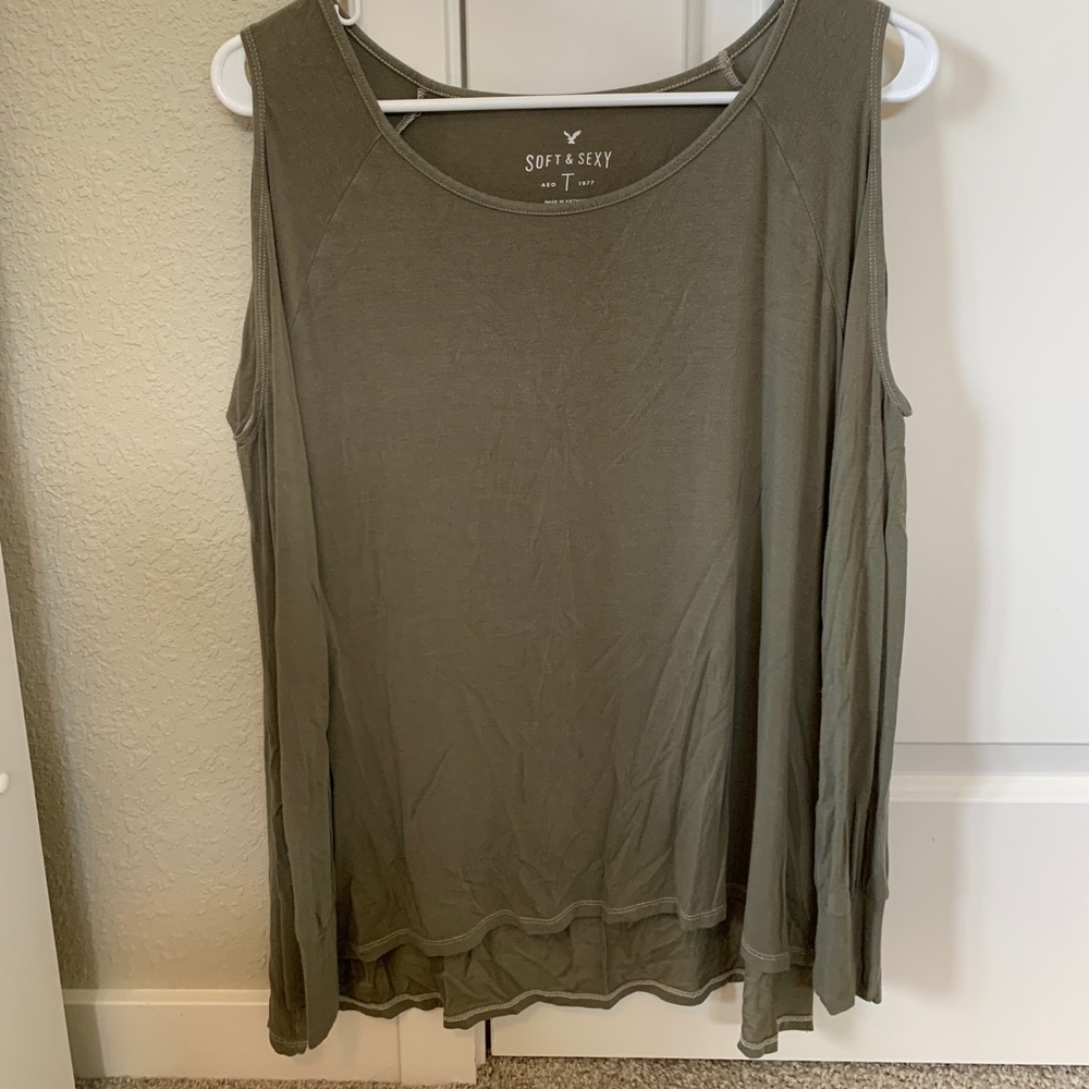 American Eagle Cold Shoulder Long Sleeve